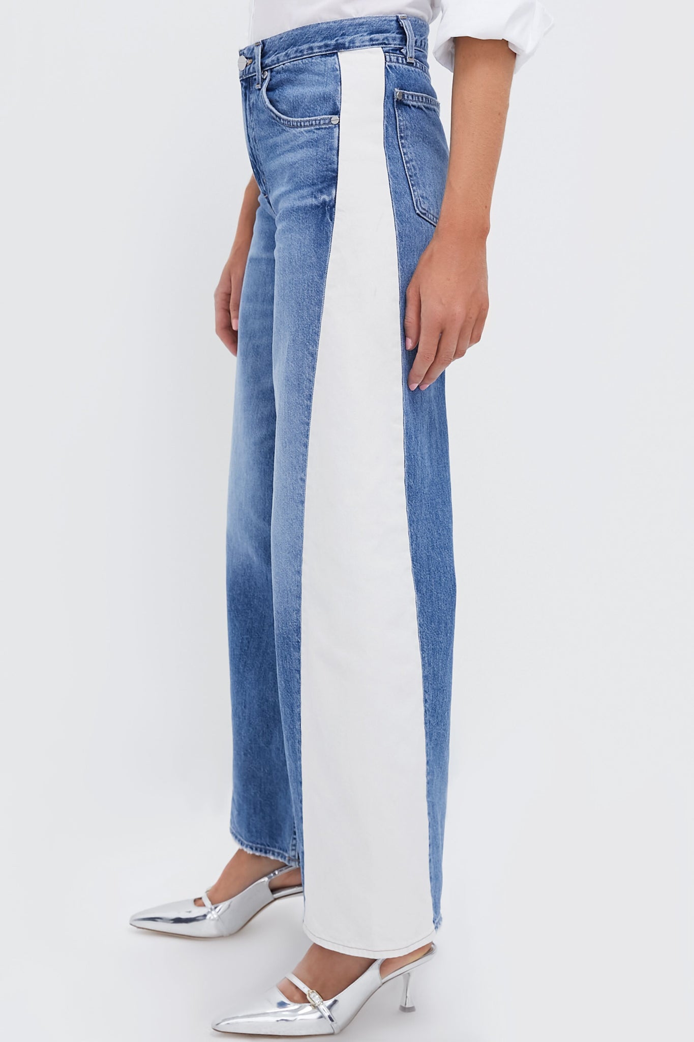 Vintage Wash and White Ramblin' Man Jean