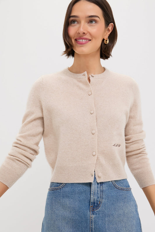 Sandstone Cashmere Riley Cardigan