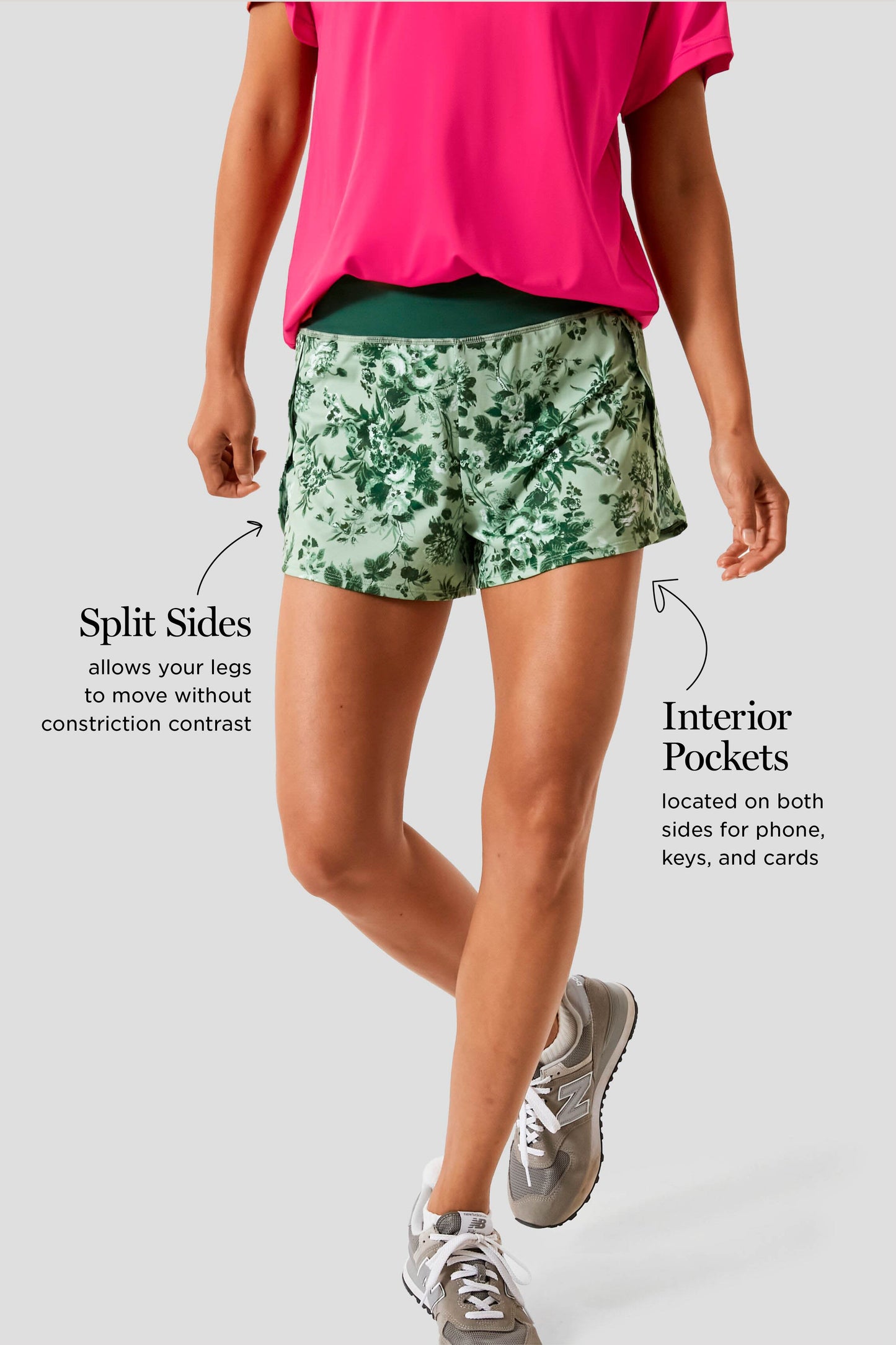 Green Bouquet Jane Tennis Short