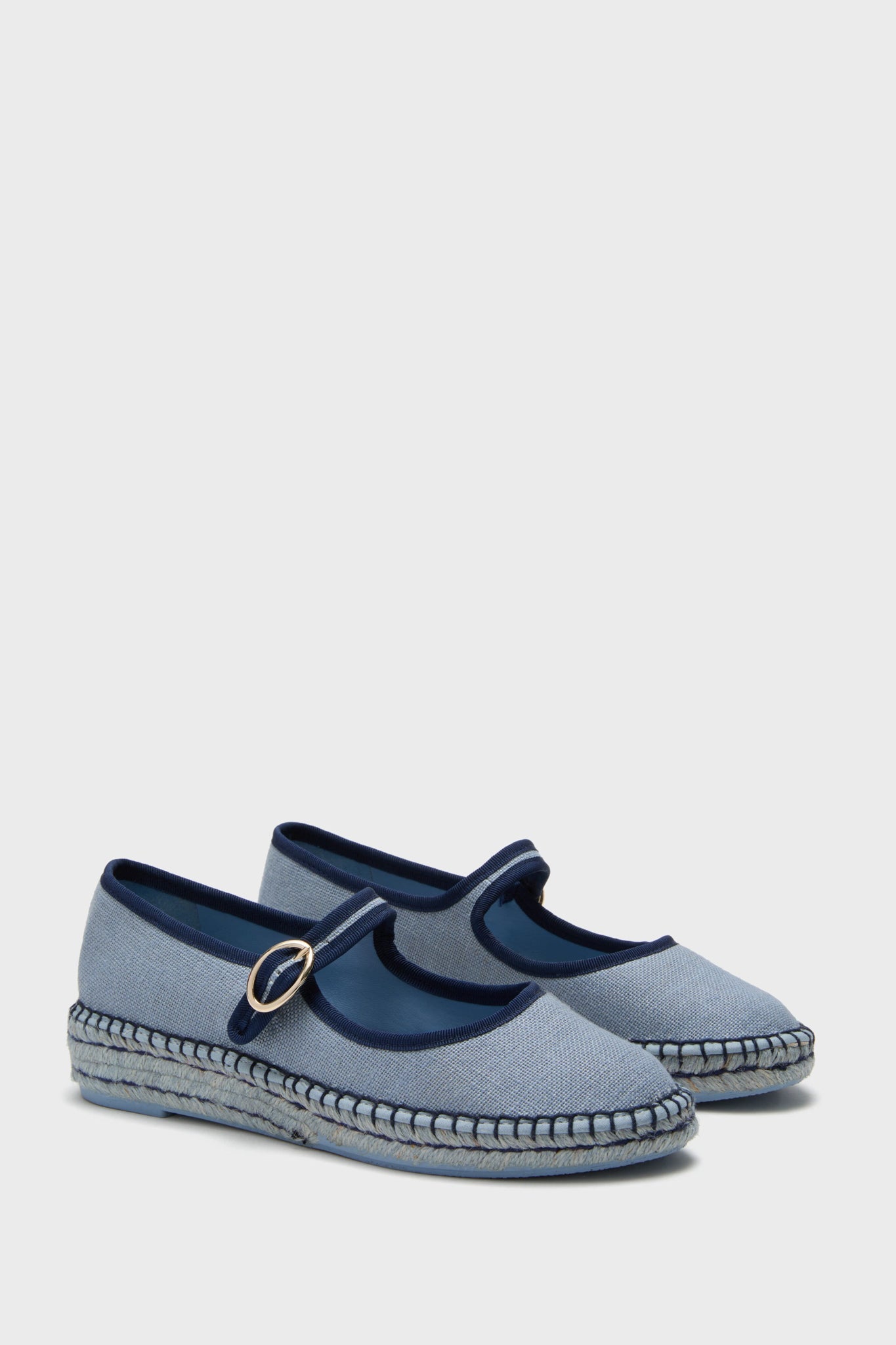 Blue Chambray Jamie Espadrille Flats