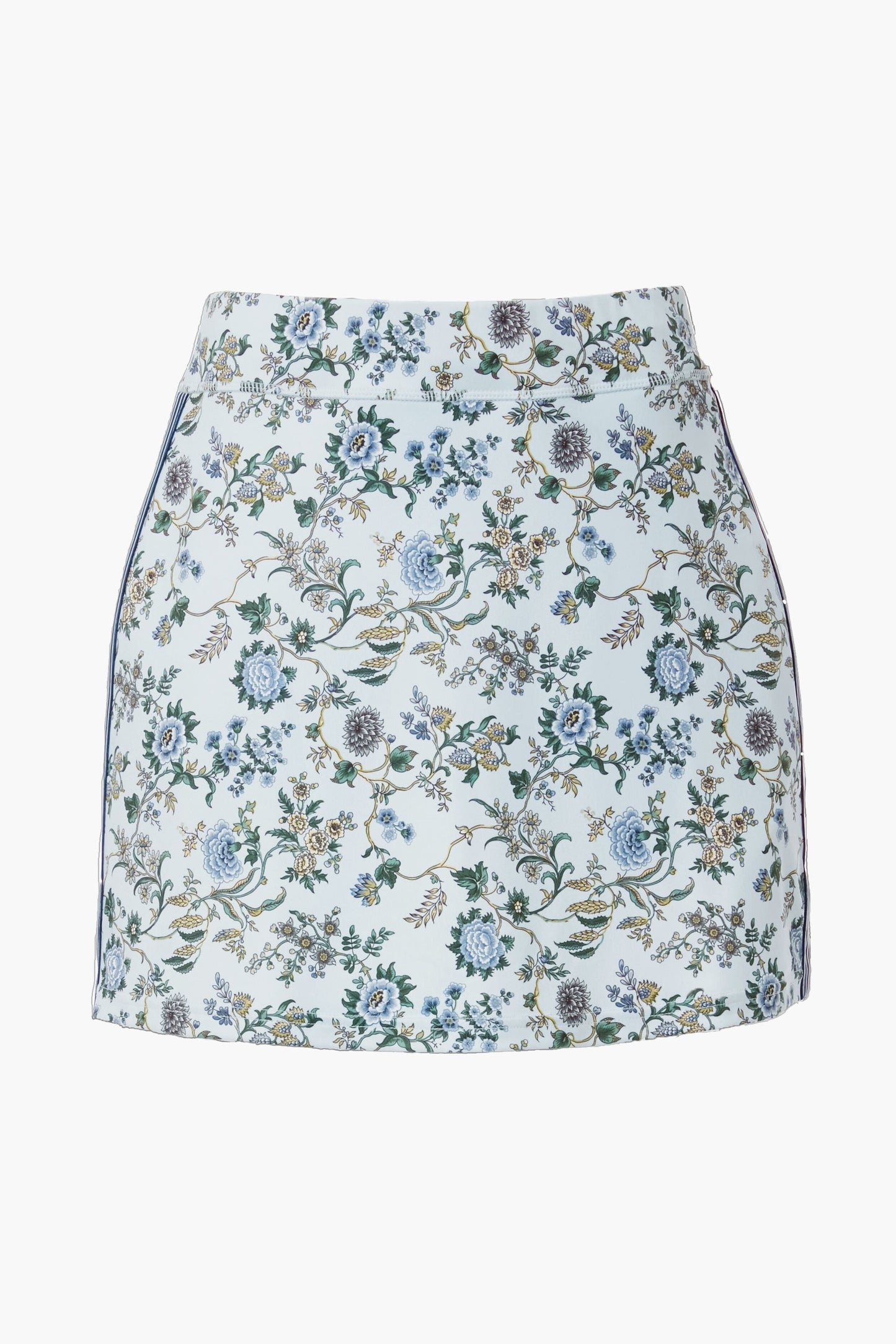 Light Blue Wildflower 16 Inch Karrie Golf Skirt