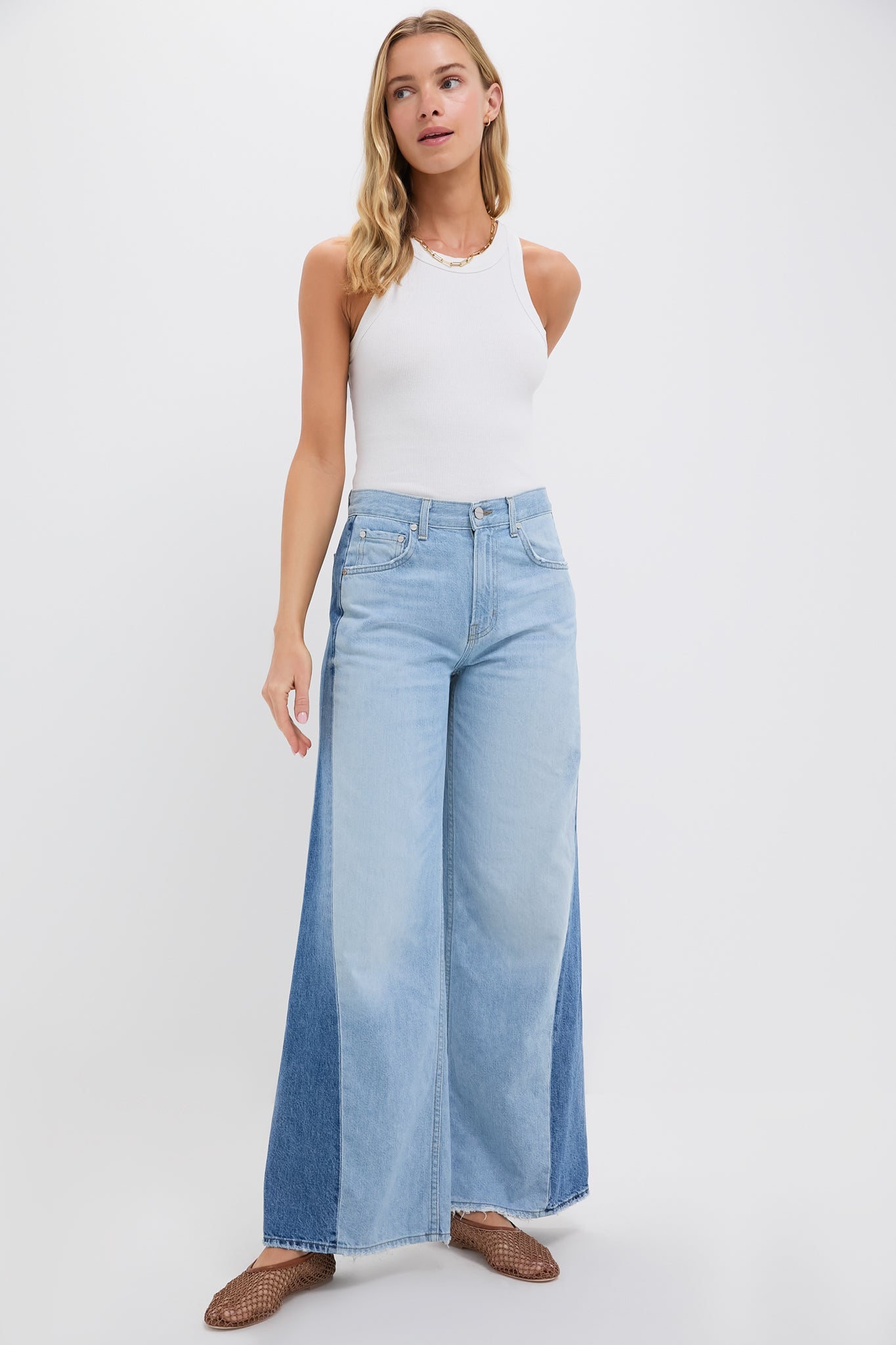 Vintage Wash Two Tone Ramblin Man Jeans