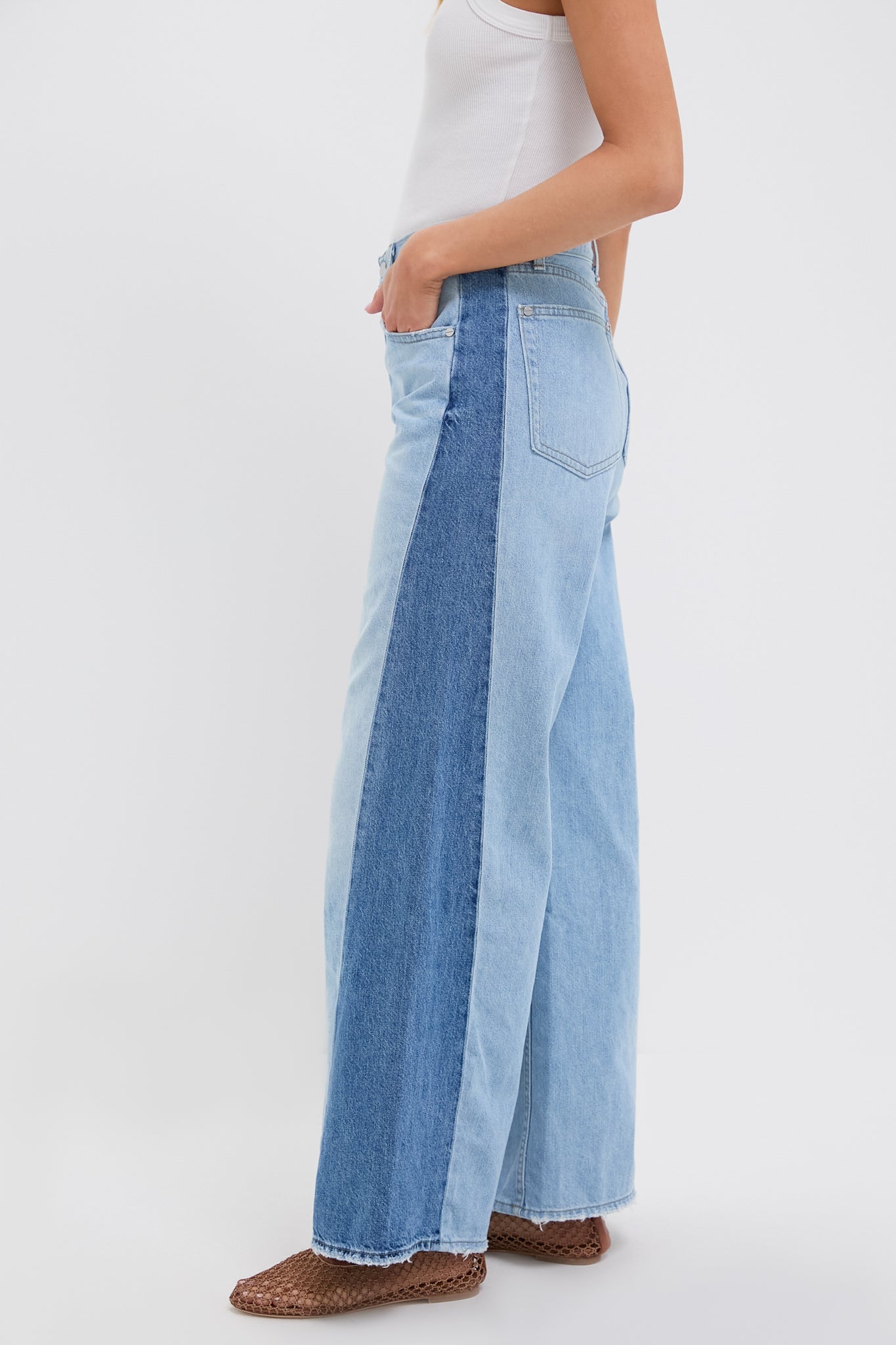 Vintage Wash Two Tone Ramblin Man Jeans