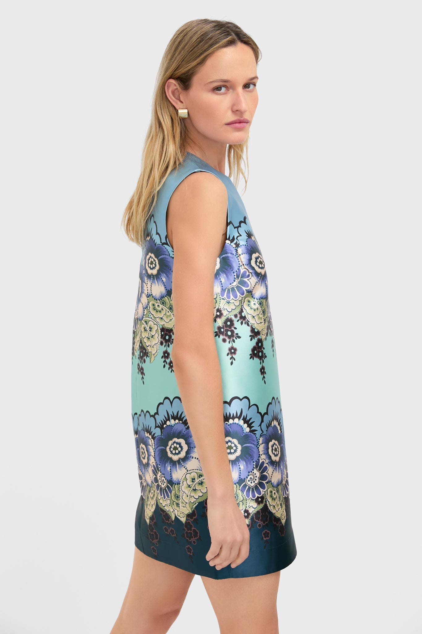 Blue Madalena Mini Dress