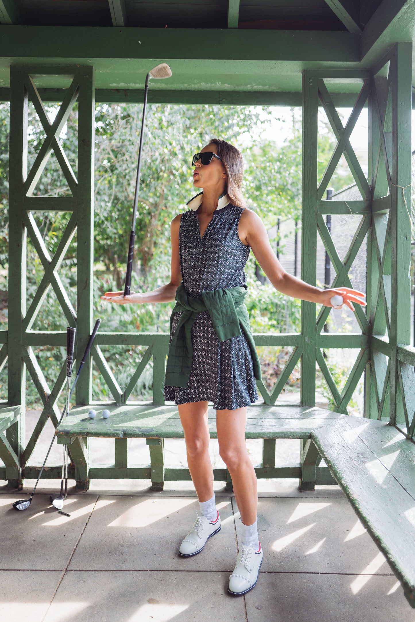 Carraway Fairway Sleeveless Caroline Polo