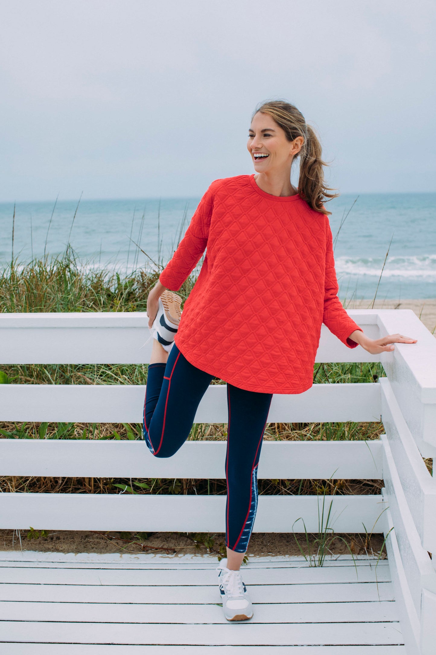 Red Ally Swing Sweatshirt
