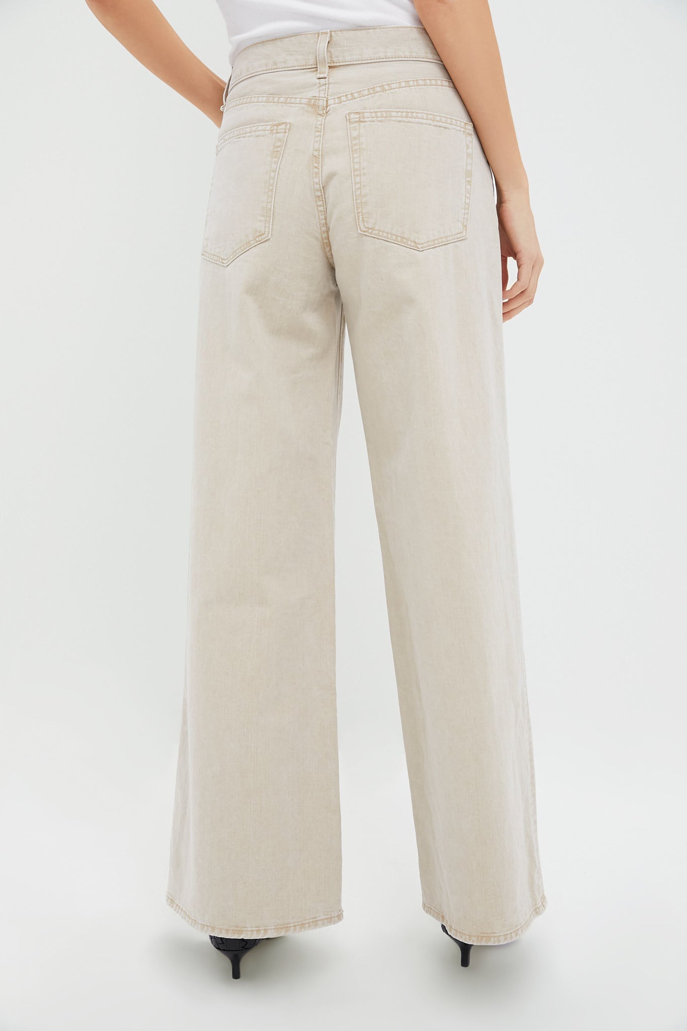 Ecru Atomic Wide Leg