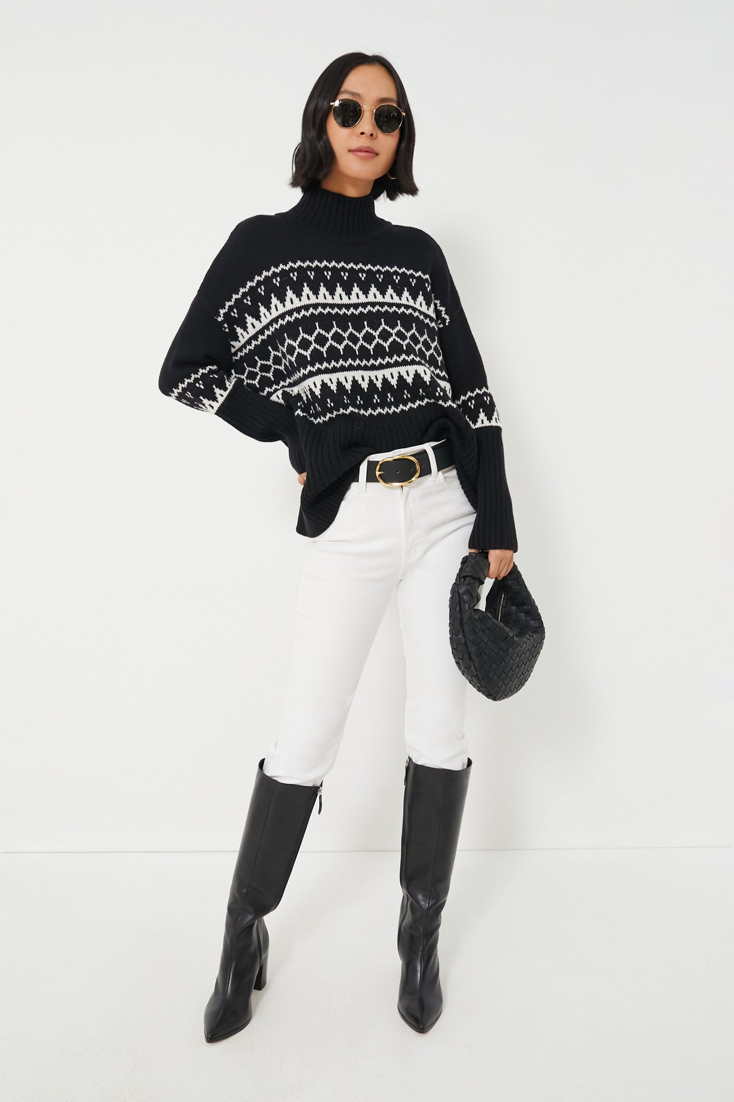 Black Pine Knit Sweater
