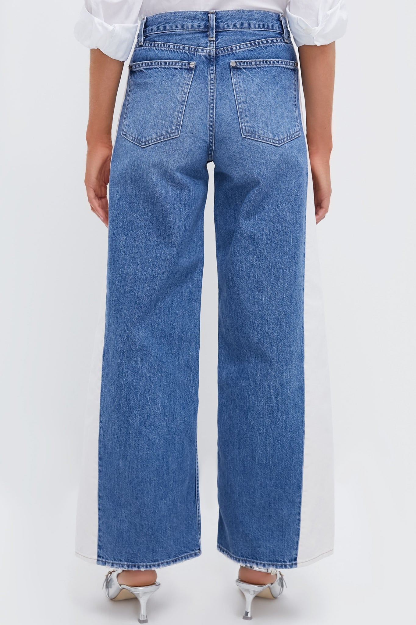 Vintage Wash and White Ramblin' Man Jean