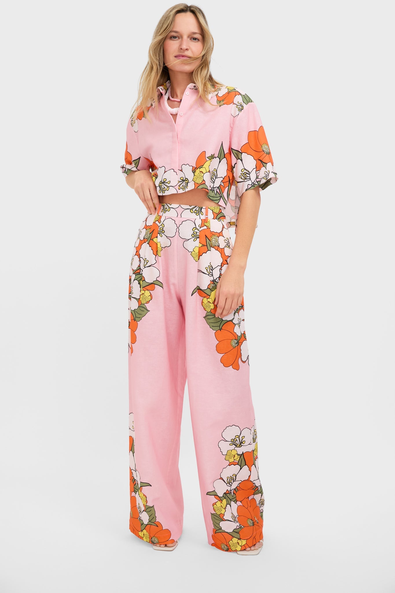 Omnishiro Melia Linen Trousers
