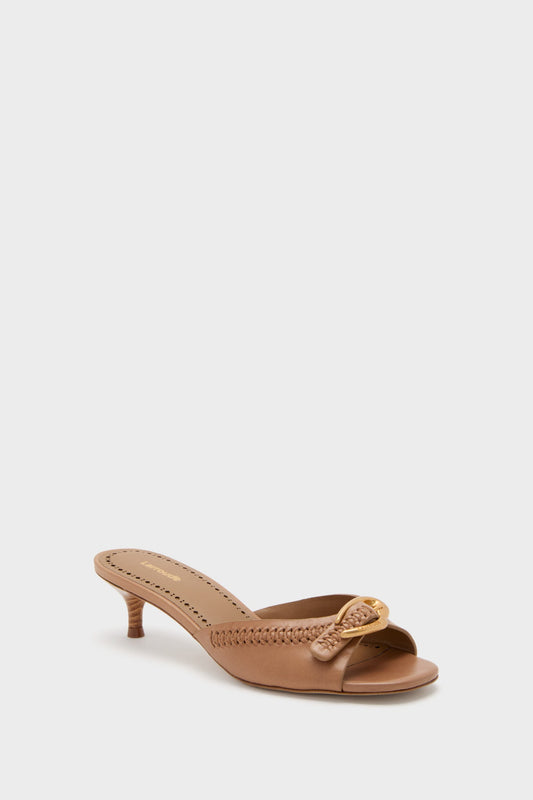 Hazelnut Leather Verona Mules