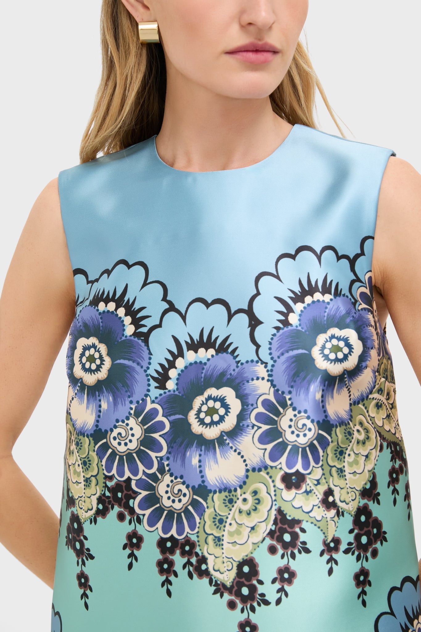 Blue Madalena Mini Dress