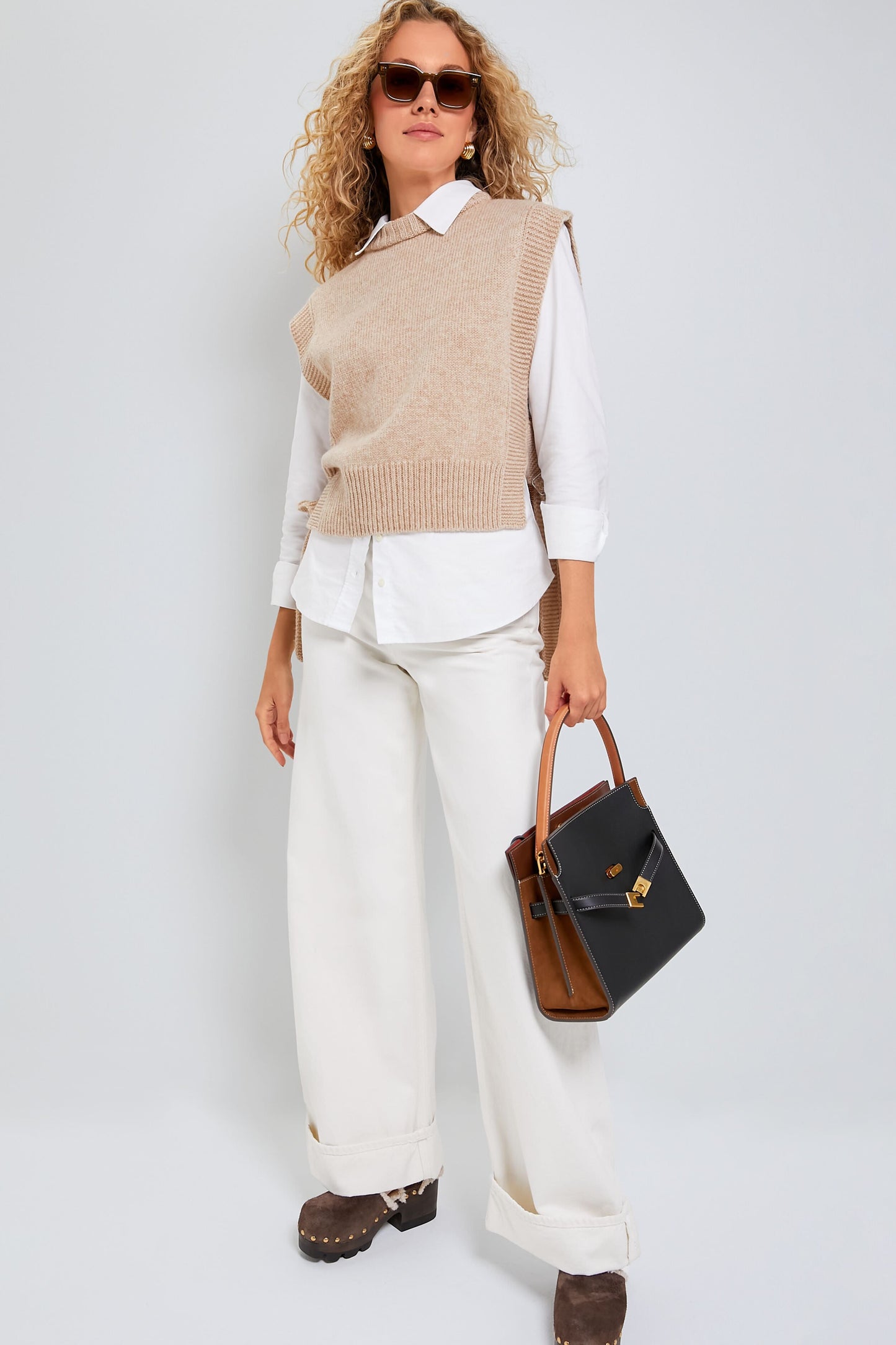 Deep Espresso Shearling Clog