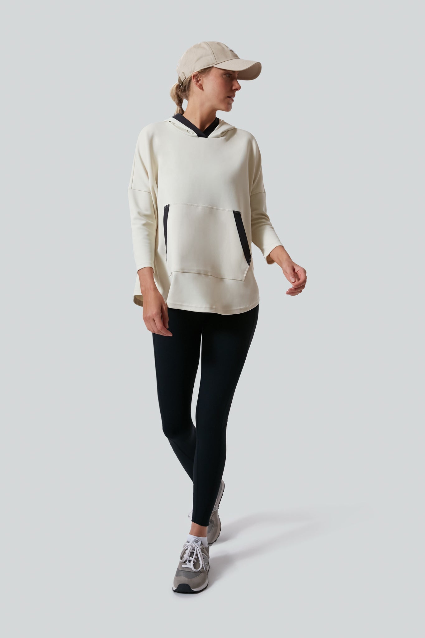 Cream Hooded Eden Sweatshirt