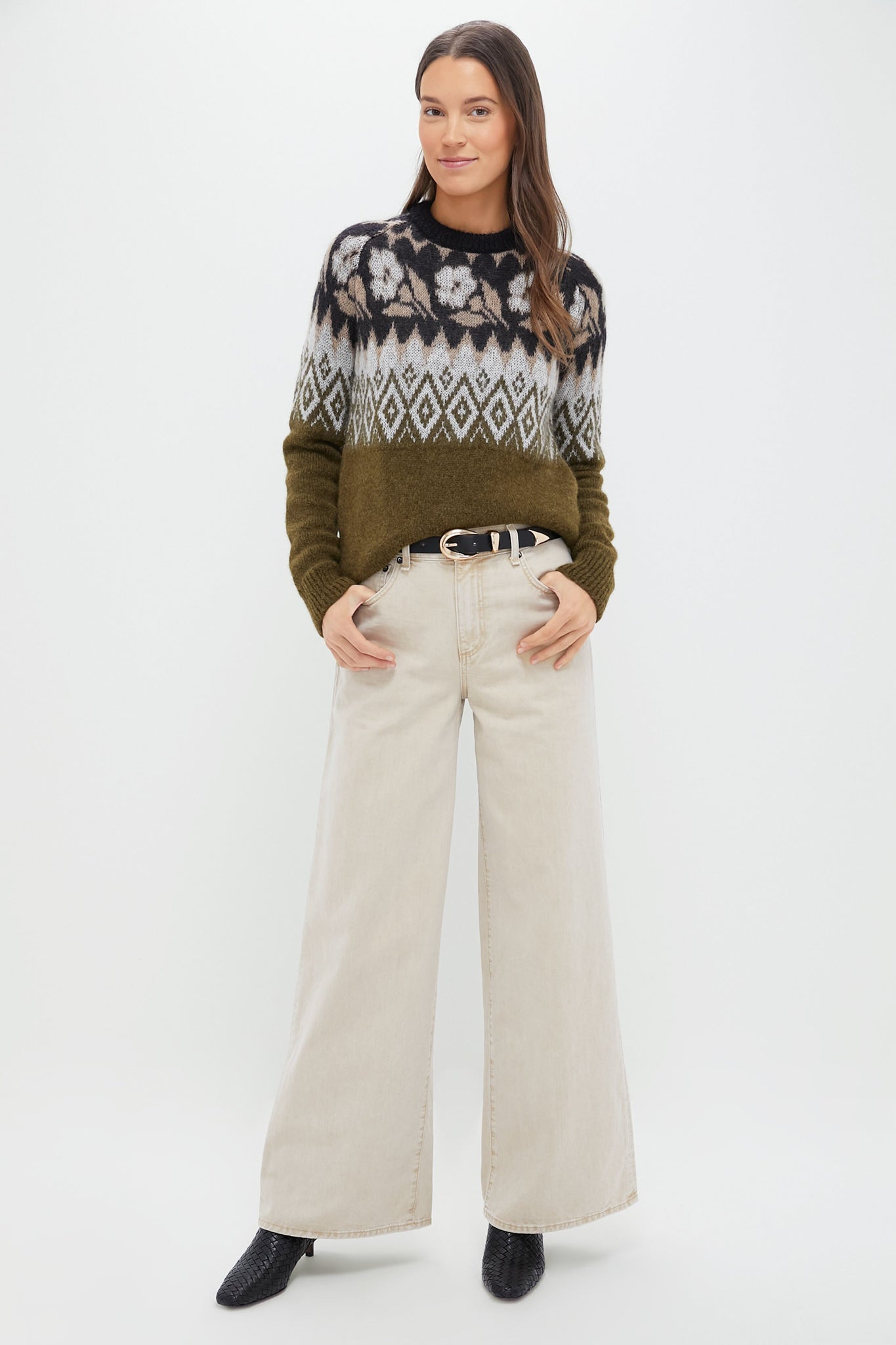 Ecru Atomic Wide Leg