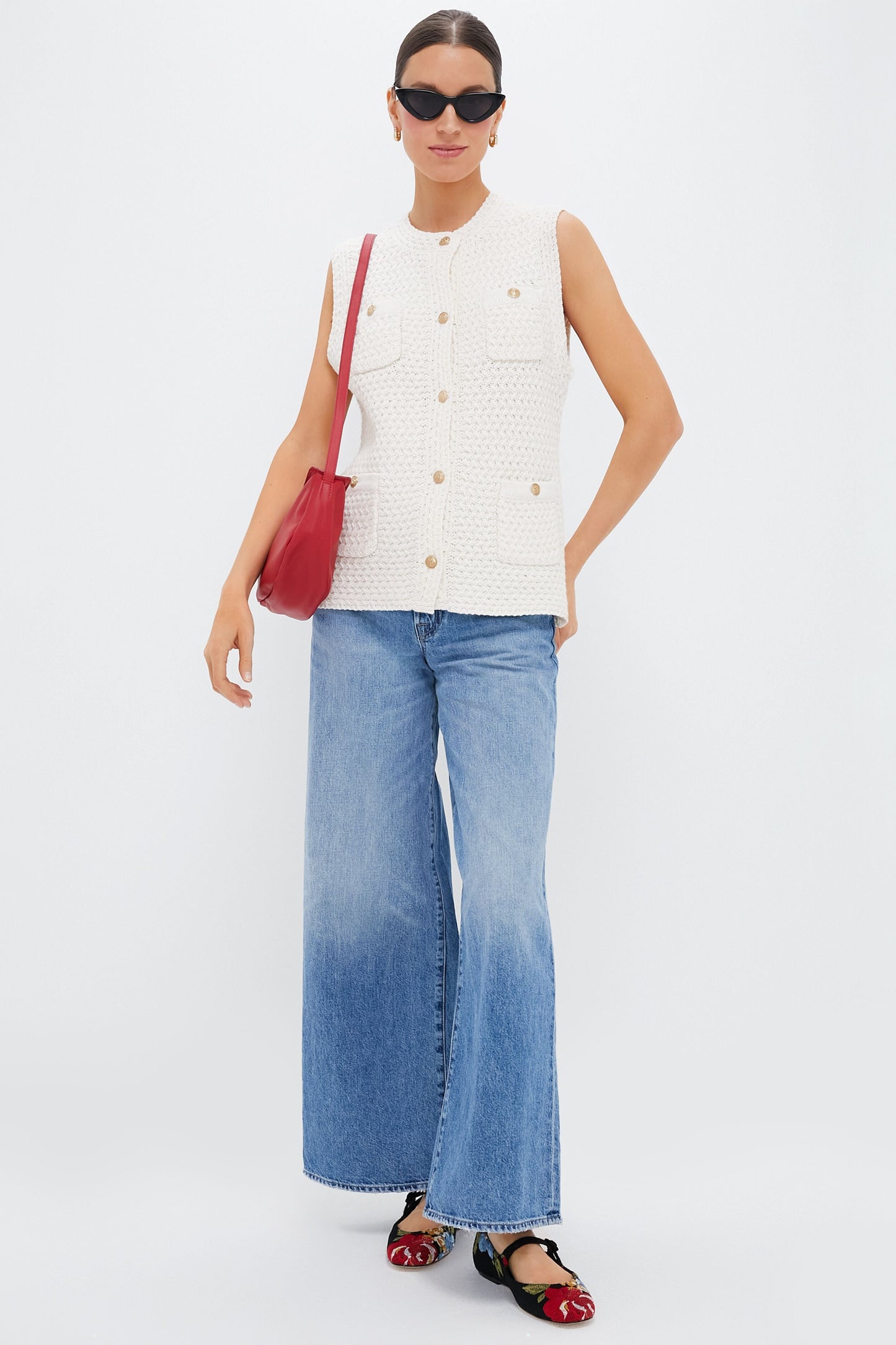 Ecru Elisabeth Sweater Vest