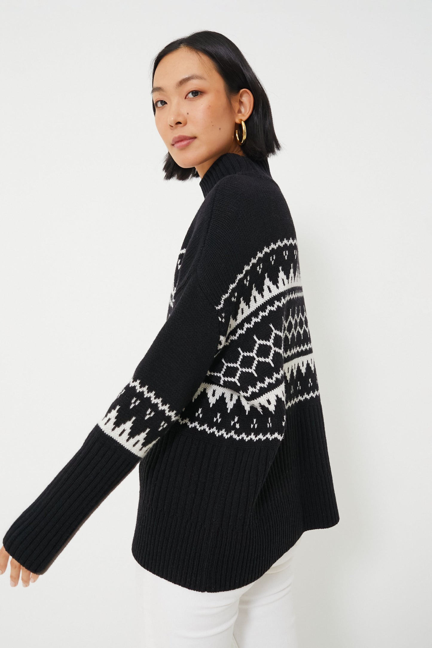Black Pine Knit Sweater