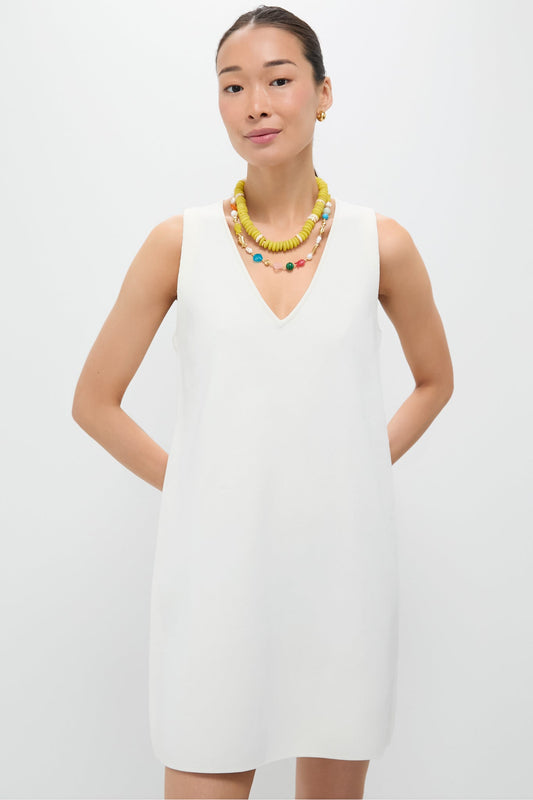 Ivory Knit Bixby Dress