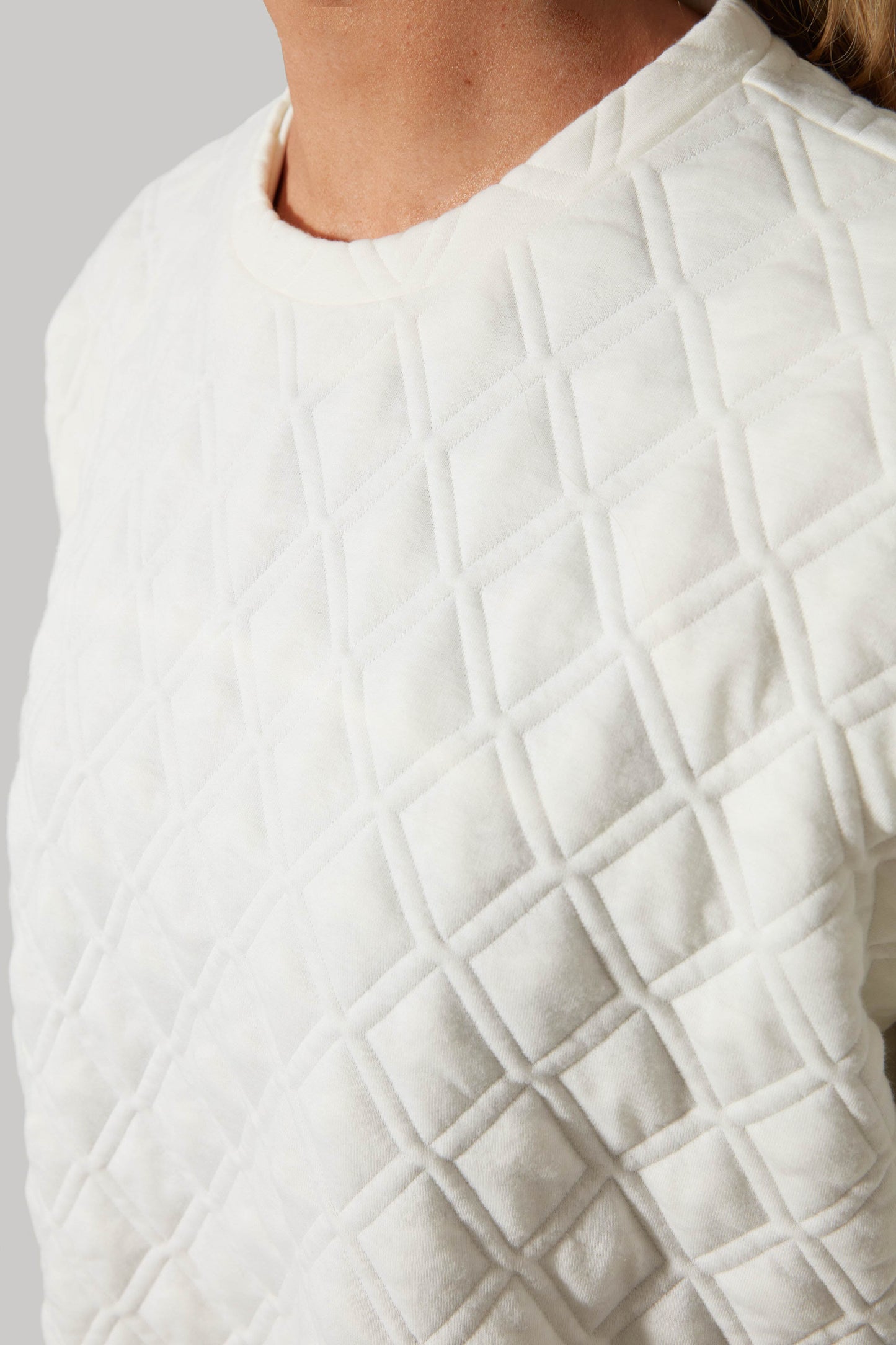 White Ally Swing Sweatshirt