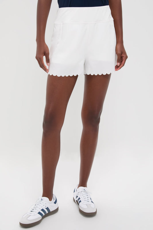 White Scallop Marisa Short