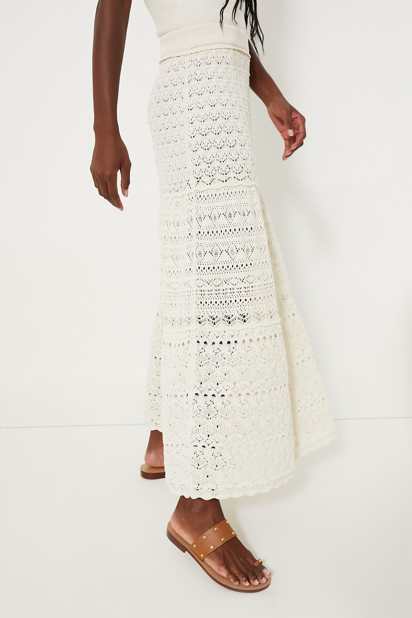 Ecru Josh Maxi Skirt