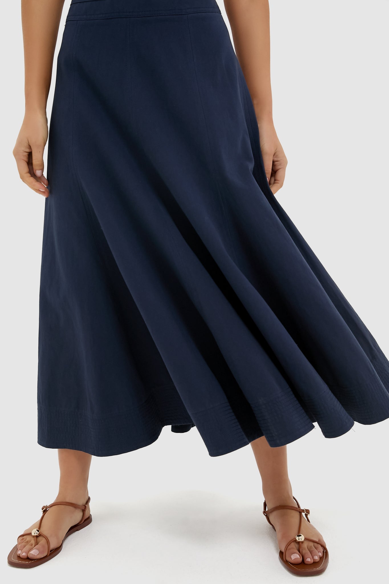 Navy Brynn Skirt