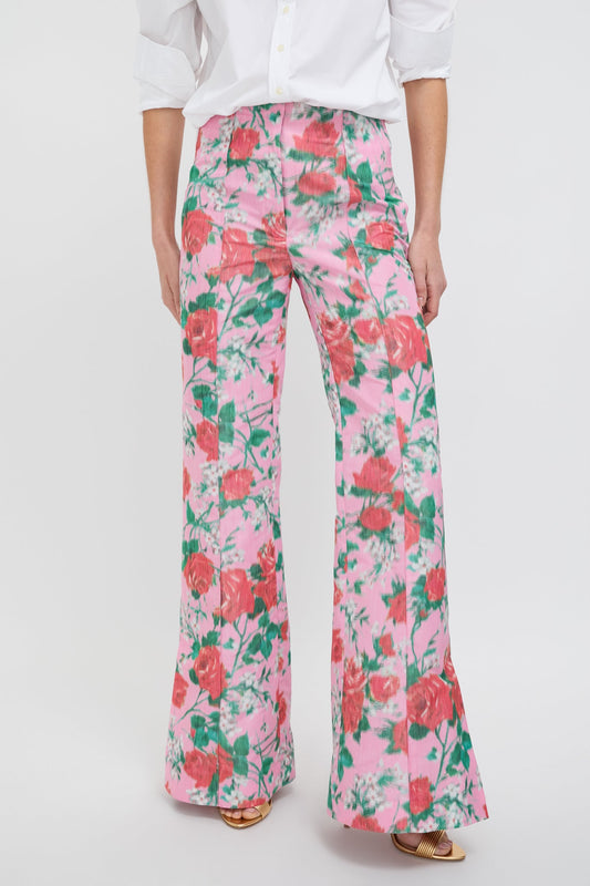 Rose Morgan Taffeta Trousers