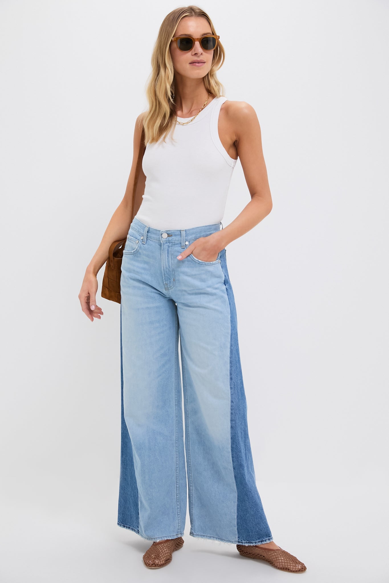 Vintage Wash Two Tone Ramblin Man Jeans