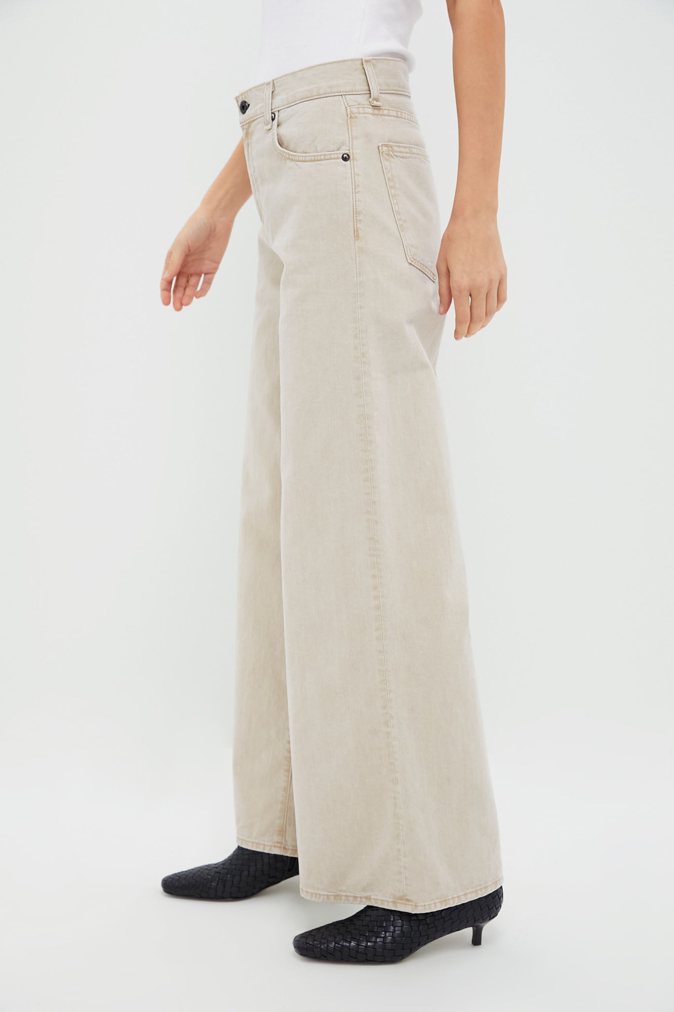 Ecru Atomic Wide Leg