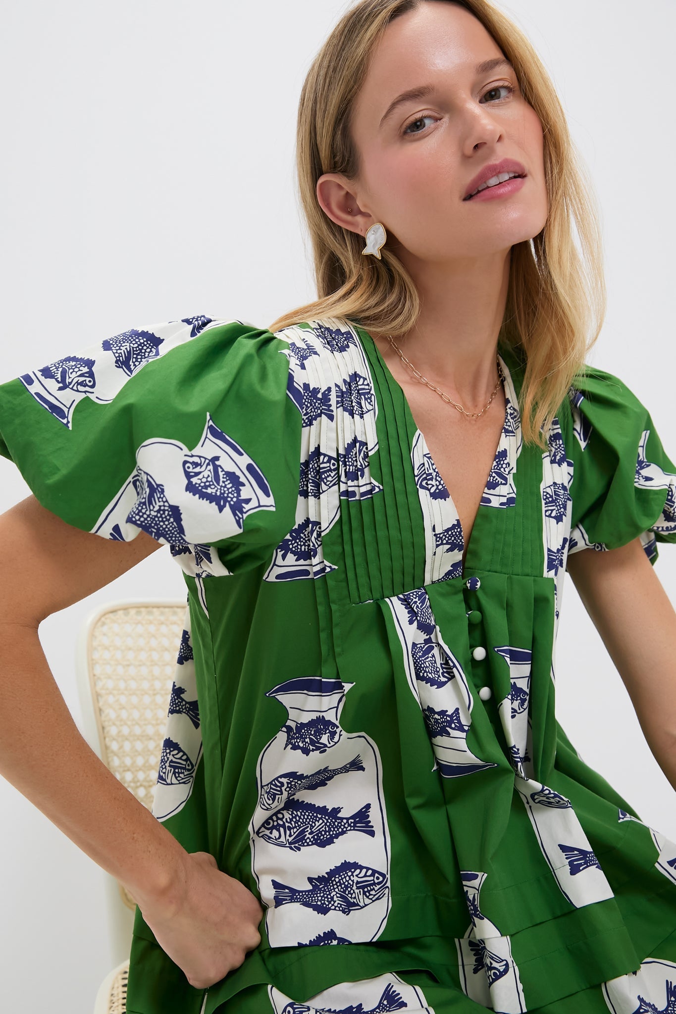 Herring Green Wilkes Dress