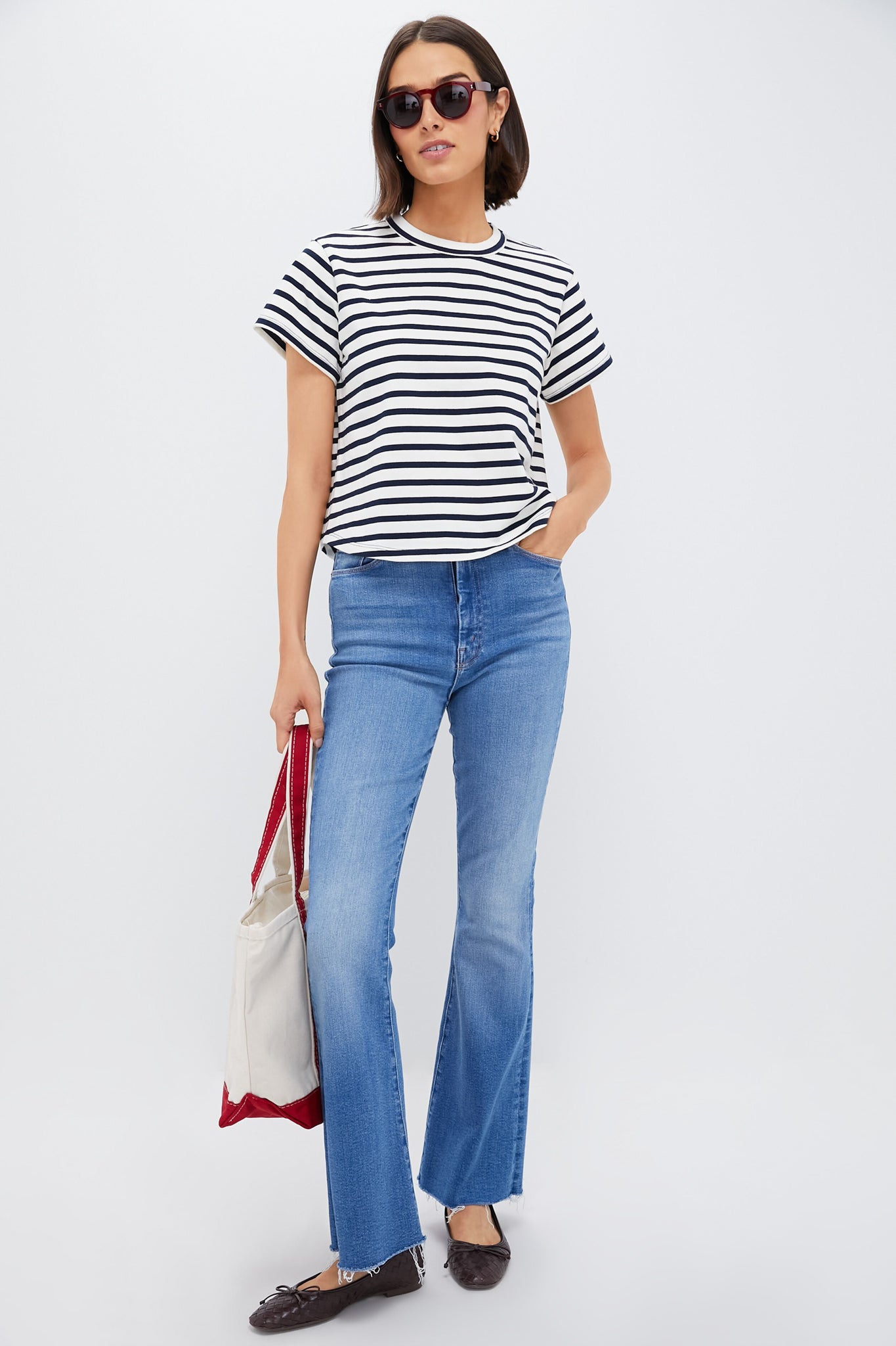Read Between the Lines The High Waisted Weekender Fray