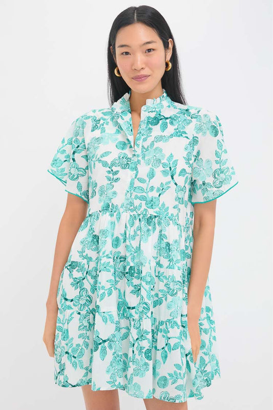 Aqua Cassis Vibeka Short Dress