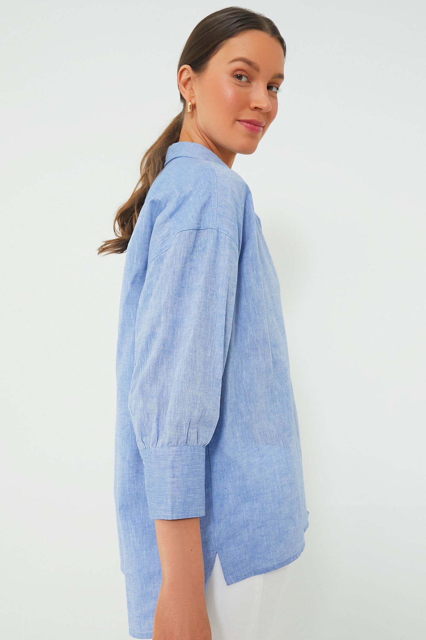 Chambray Adair Boyfriend Shirt