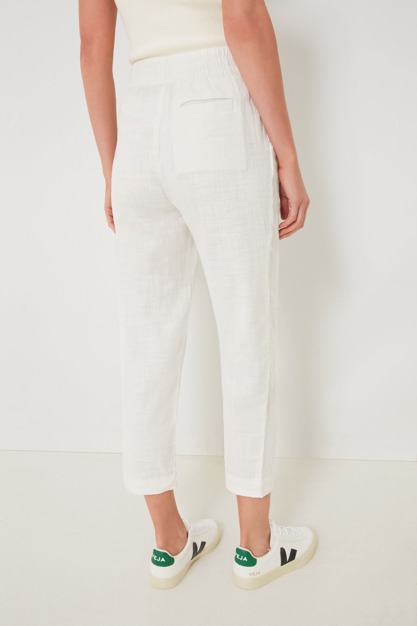 White Pull-On Pant