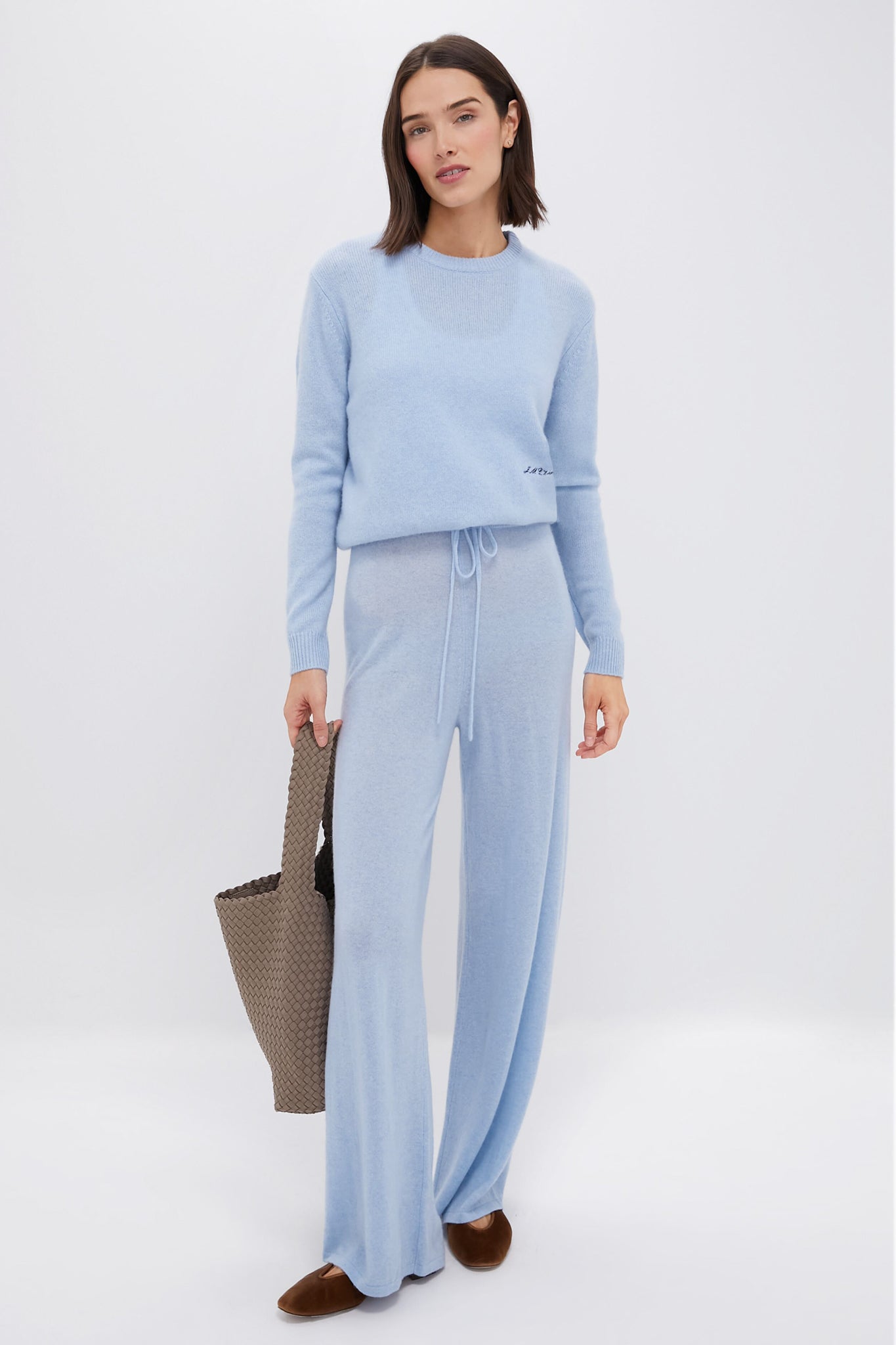Ice Blue Cashmere Jane Pant