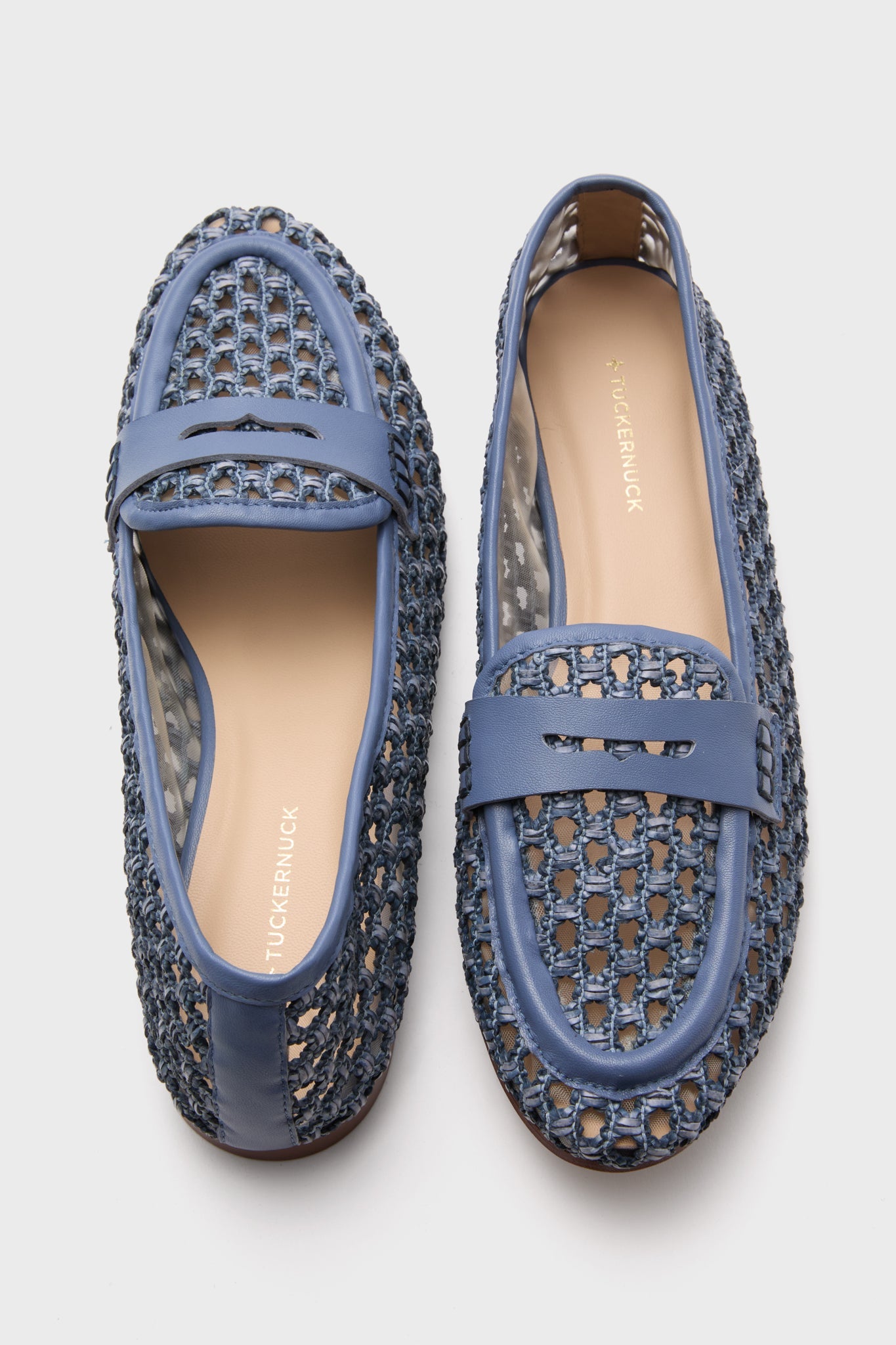 Blue Woven Rowan Loafers