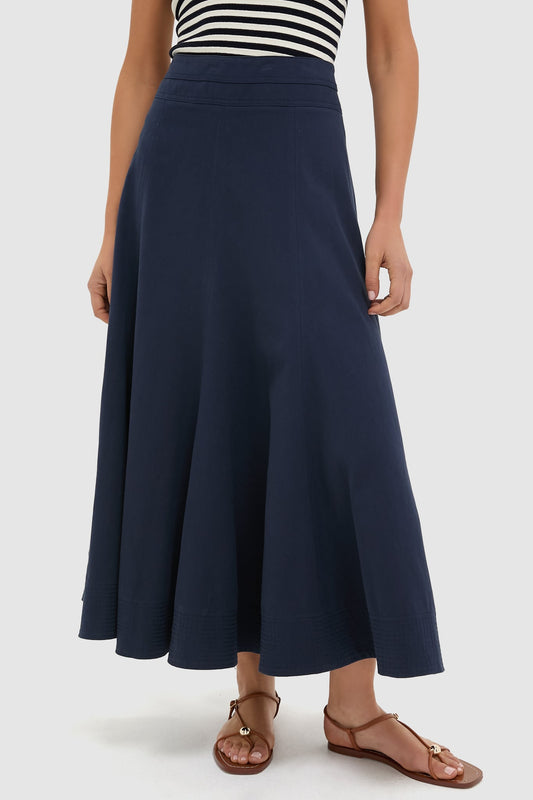 Navy Brynn Skirt
