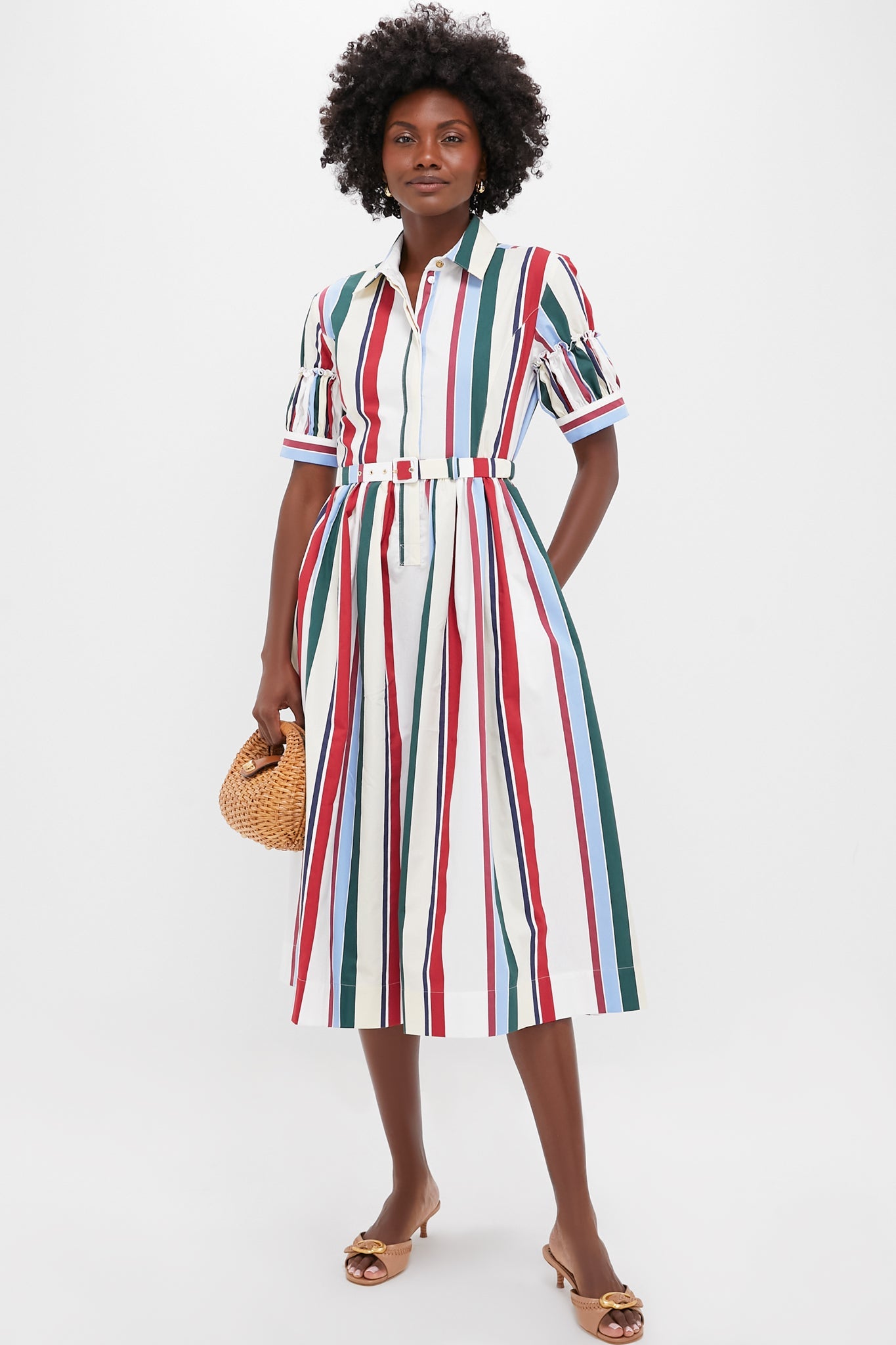 Stripes Jacquard Libertine Dress