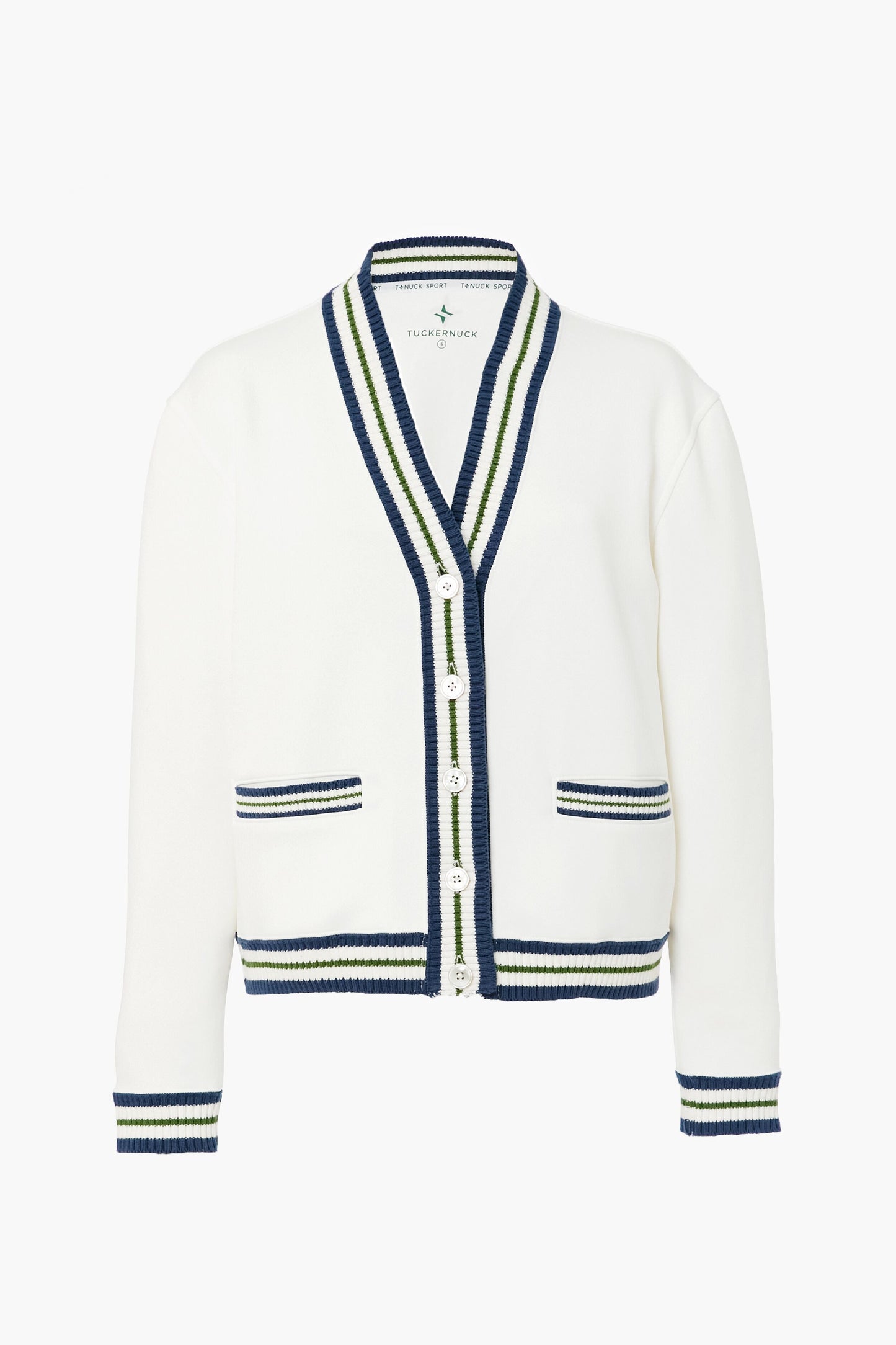 White Charley Golf Cardigan