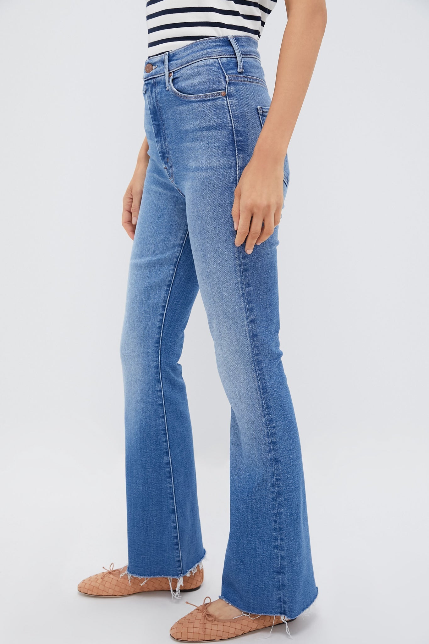 Read Between the Lines The High Waisted Weekender Fray