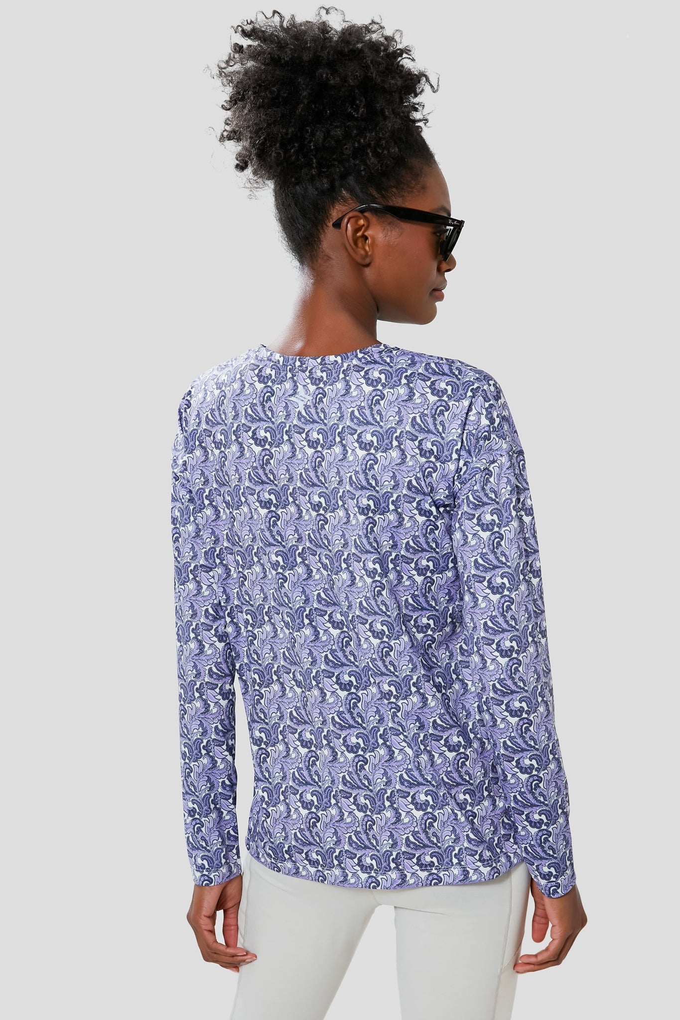 Lilac Vine Long Sleeve Ryan Boyfriend Tee