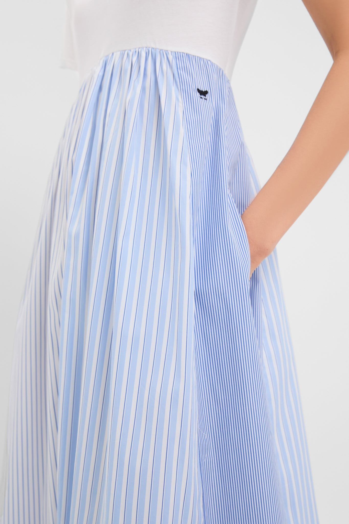 White Bronzo Jersey Dress