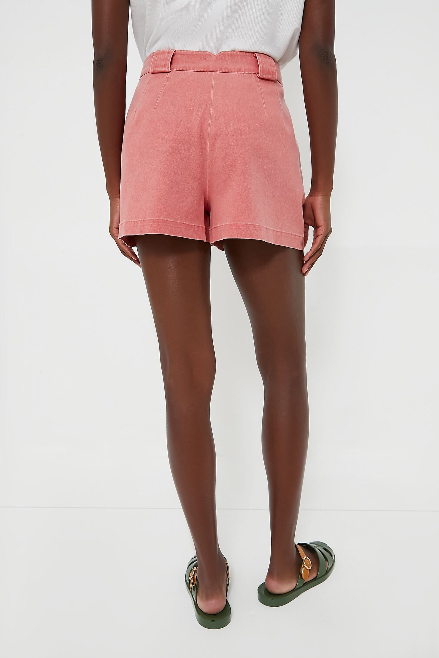 Nantucket Red Stretch Twill Safari Shorts