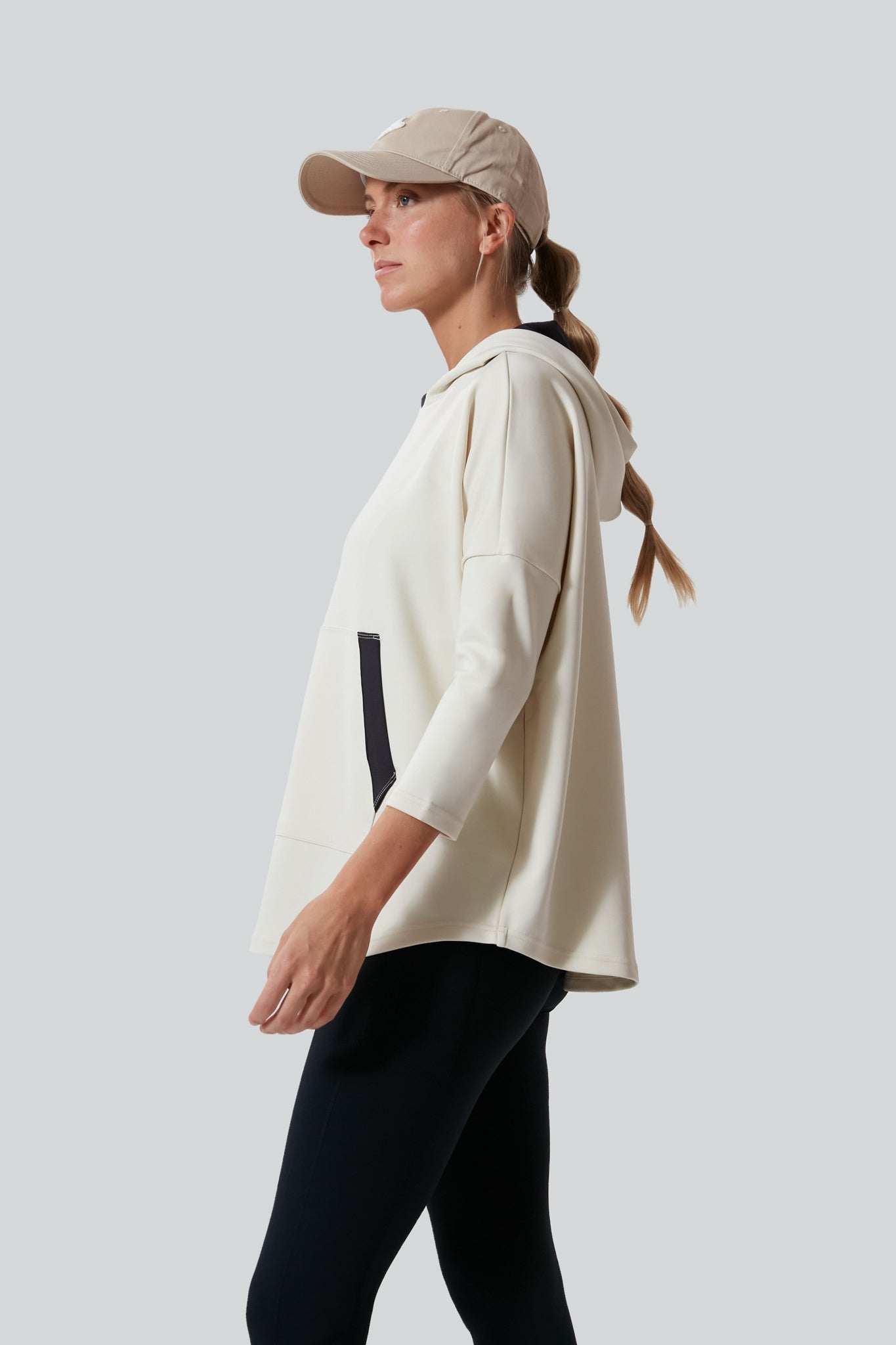 Cream Hooded Eden Sweatshirt