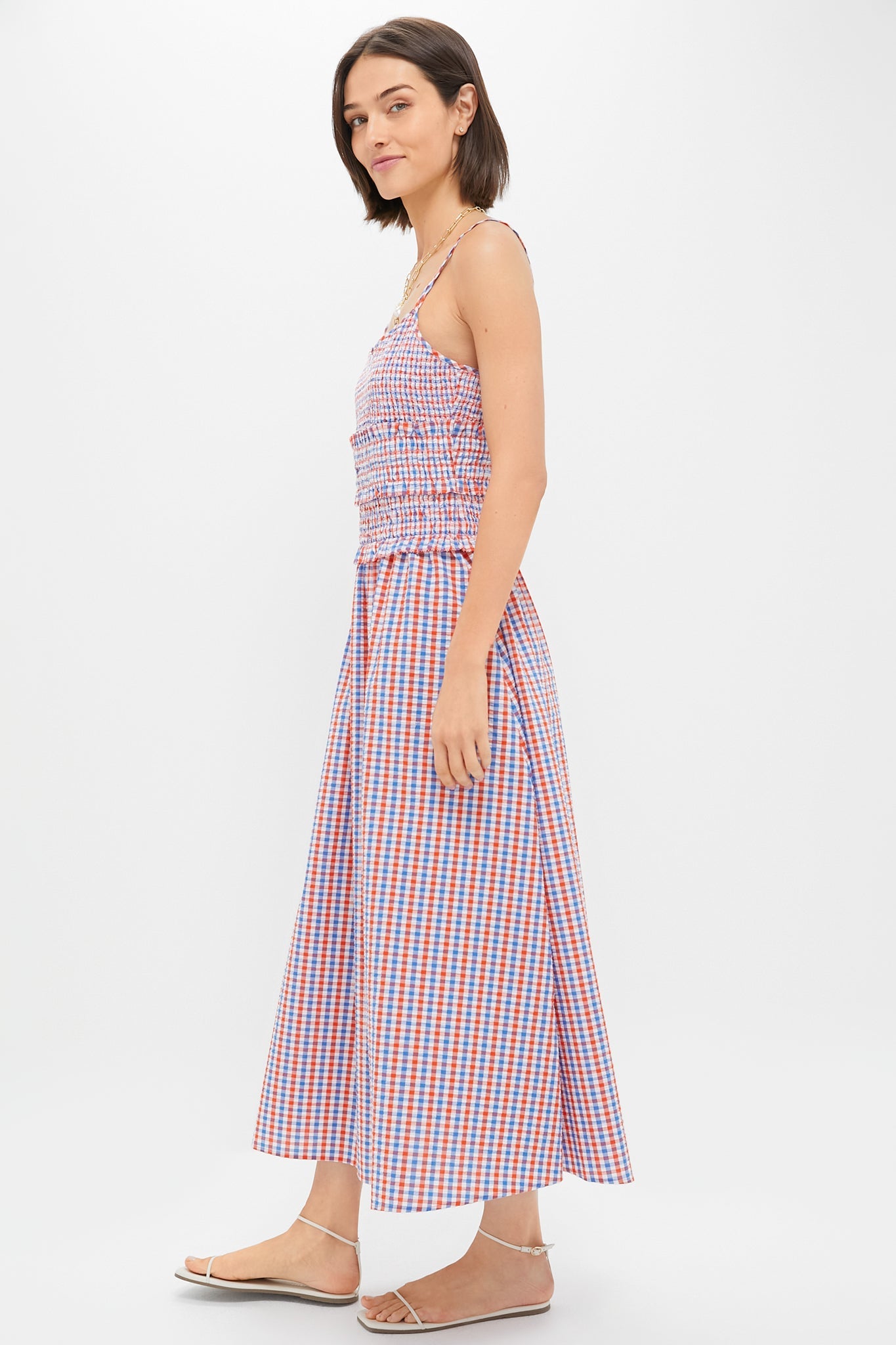 Lighthouse Gingham Francie Dress