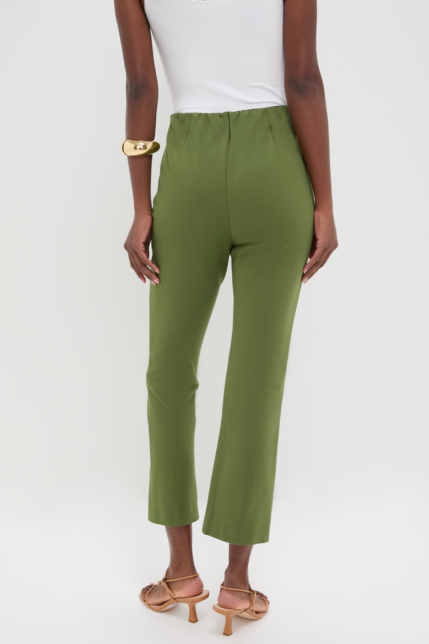 Olive Green Ponte Ashford Pants