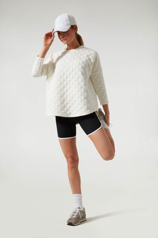 White Ally Swing Sweatshirt