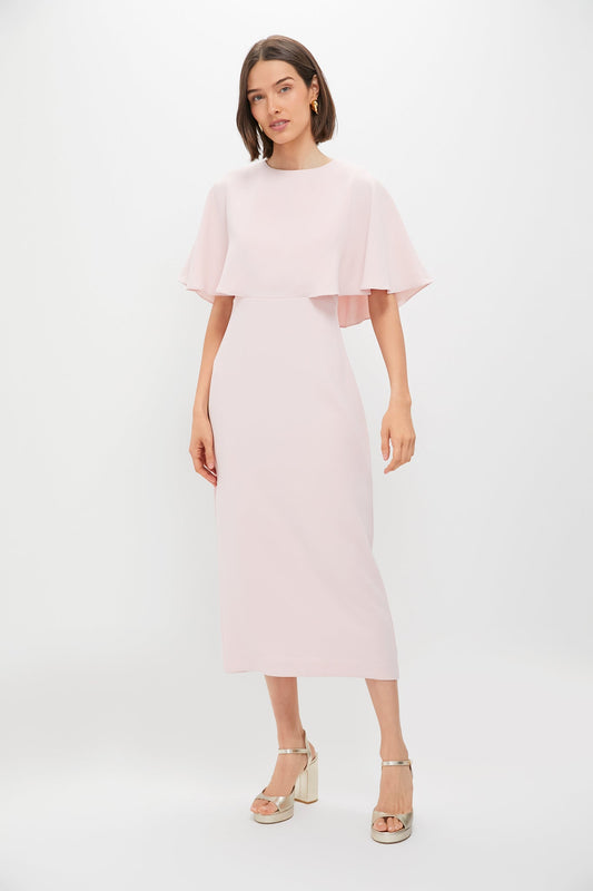 Light Pink Cape Leah Dress