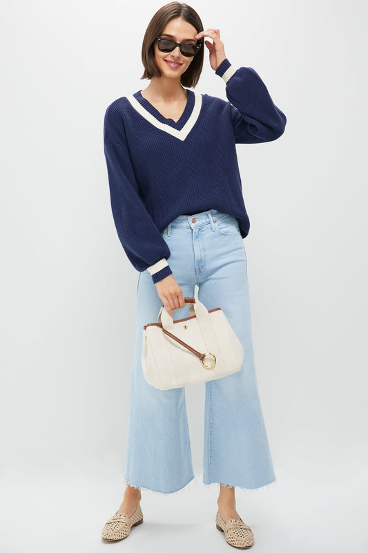 Washed Navy Ashe Sweater