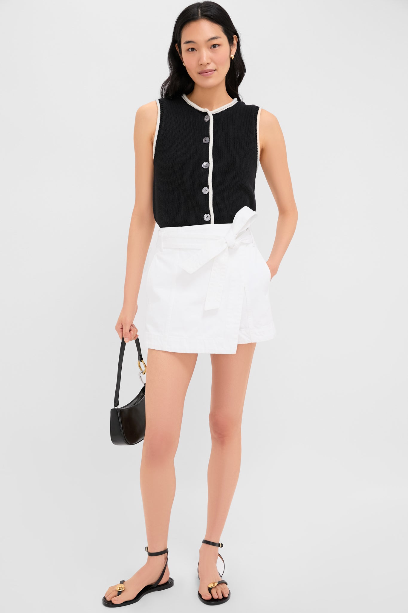 White Agee Skort